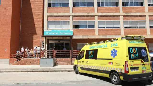 Hospital Obispo Polanco en Teruel .14/07/21.Foto: Javier Escriche[[[FOTOGRAFOS]]]