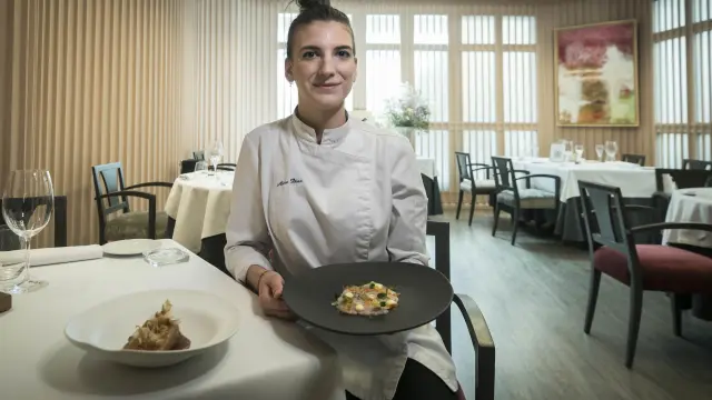 Alicia Díaz, propietaria y cocinera del restaurante Maite, en Zaragoza.