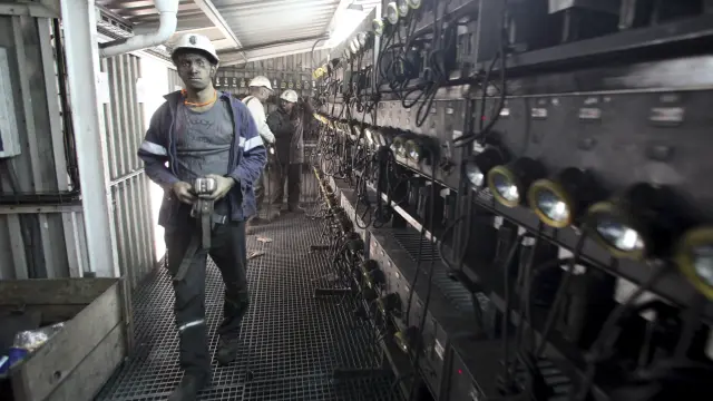 Imagen de 2010 de la mina de Samca en Ariño.