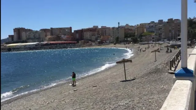 Playa de Benítez, en Ceuta