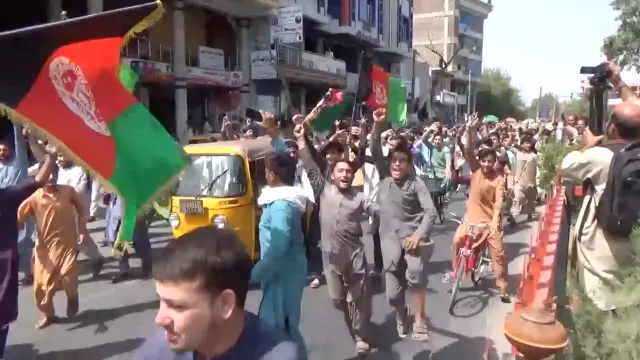Protesta en Jalalabad