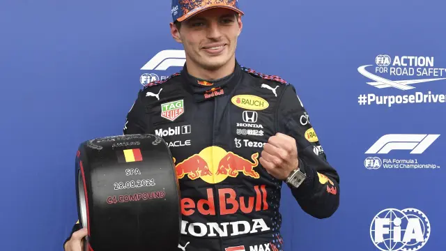 Verstappen, en el Gran Premio de Bélgica.