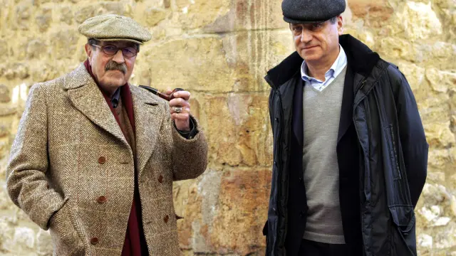 Dos grandes escritores europeos: Günter Grass y Claudio Magris.