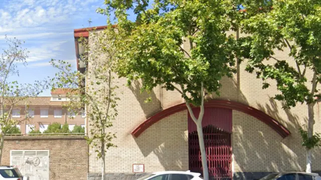 El incidente ocurrió en el pabellón de los Salesianos, en la calle de San Juan Bosco de Zaragoza.