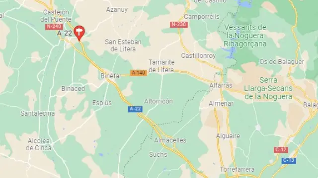 El vecino de Barbastro fue interceptado en la A-22 en el término municipal de Lérida.