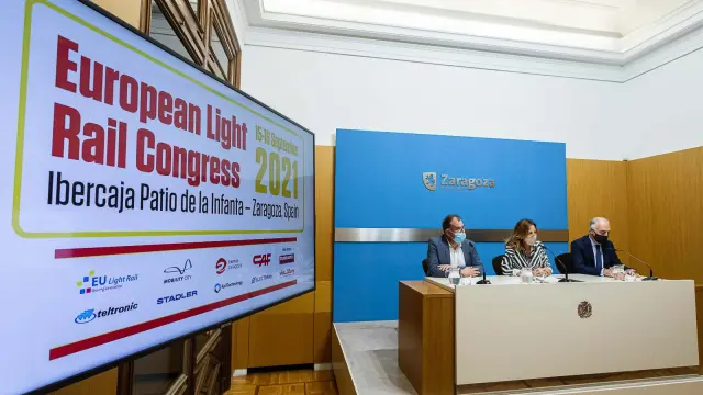 Presentación del Congreso Europeo de Tranvías en Zaragoza