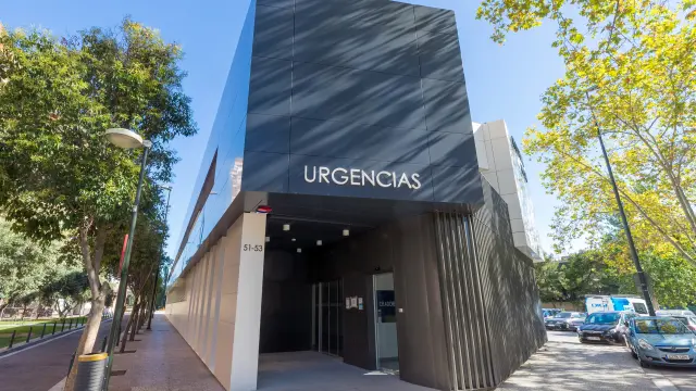 El acceso a urgencias del Hospital HC Miraflores.