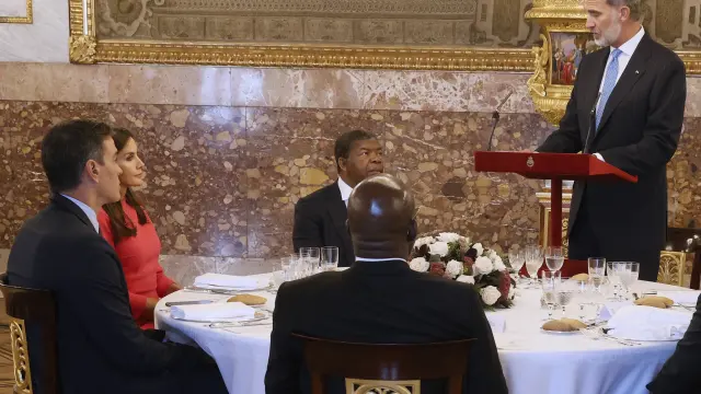 Almuerzo en honor presidente de Angola
