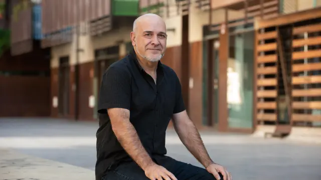 Mario Gros es profesor de gaita de boto en la Escuela Municipal de Música de Zaragoza.