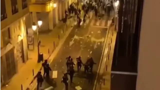 Disturbios con la Policía