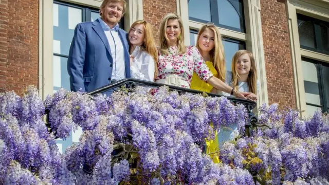 La familia real de Países Bajos.