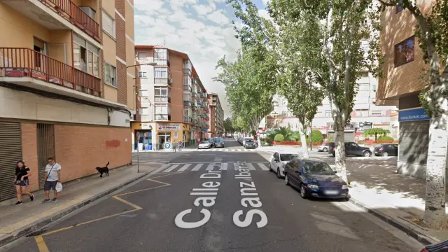 La calle Doctor Sanz Ibáñez, donde ocurrió el atropello.