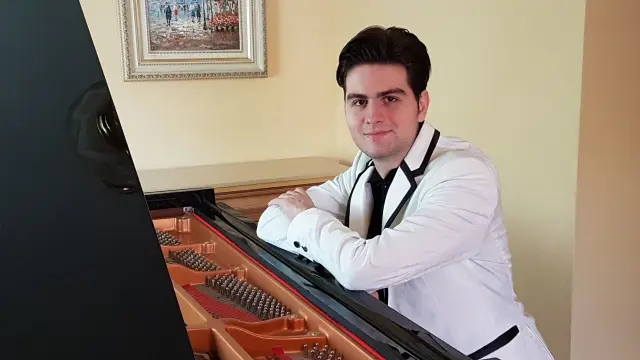 Diego Navas ofreció un concierto de piano el jueves en el Auditorio de Zaragoza
