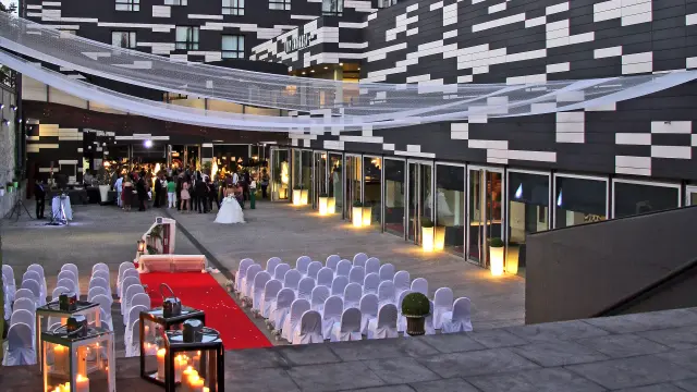 Las instalaciones del hotel Zentral Zaragoza están pensadas para disfrutar de la boda más original.