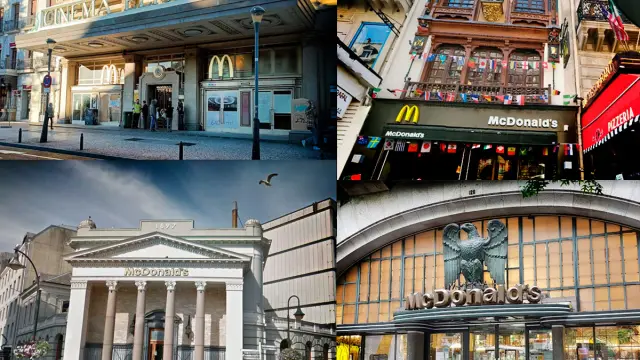 Los McDonald's de Zaragoza, París, Kristiansand y Oporto