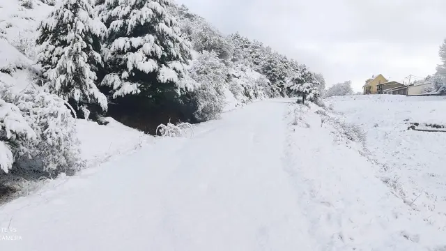 Nieve en El Vallecillo