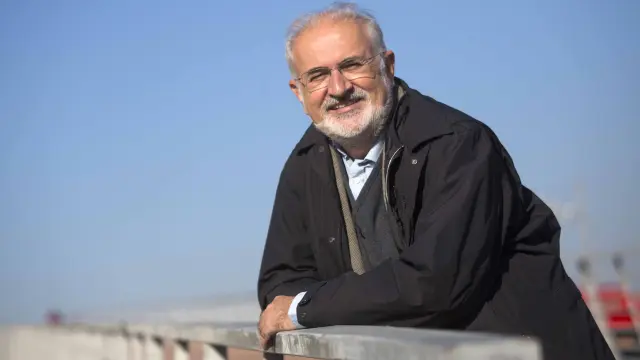 Albert Massot, administrador-investigador de la Dirección General de Políticas Internas en la Comisión de Agricultura del Parlamento Europeo, en Zaragoza.