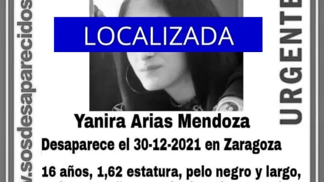 La menor de 16 años y su bebé de 3 meses han sido encontrados sanos y salvos este miércoles en Zaragoza.