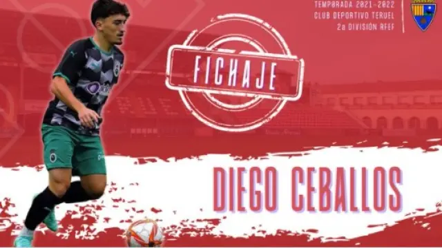 Fichaje del futbolista cántabro Diego Ceballos.