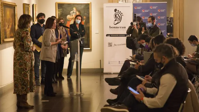 El ‘podcast’ fue presentado ayer en el Museo Goya de Zaragoza