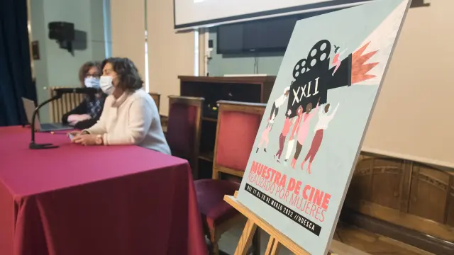 Presentación del cartel de la 22ª Muestra de Cine Realizado por Mujeres de Huesca.