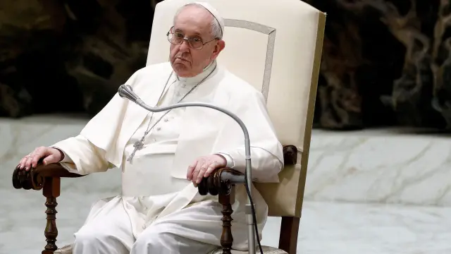 El Papa, este viernes, en su audiencia semanal.