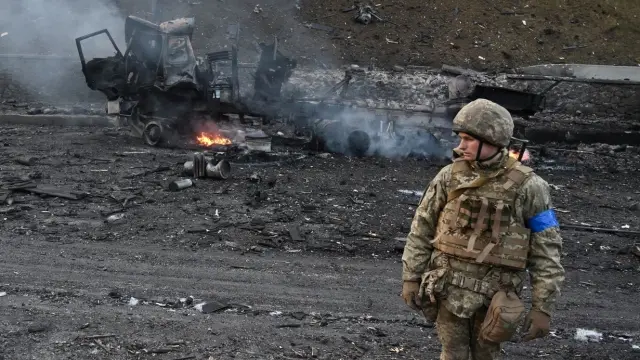Las tropas rusas entraron el viernes en la ciudad ucraniana de Melitópol.