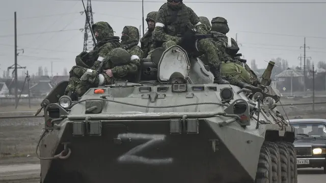 Soldados del ejército ruso.