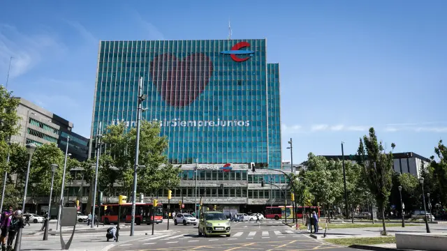 Sede central de Ibercaja en Zaragoza.