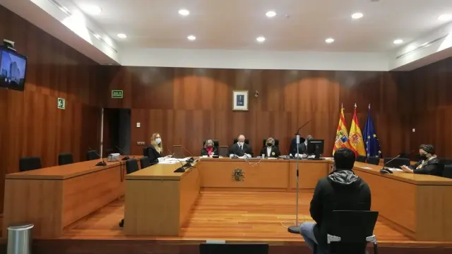 El acusado, el día que fue juzgado en la Audiencia Provincial de Zaragoza.