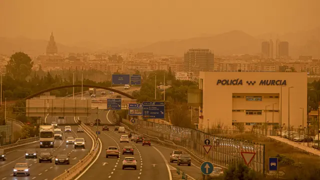El cielo de Murcia, este lunes