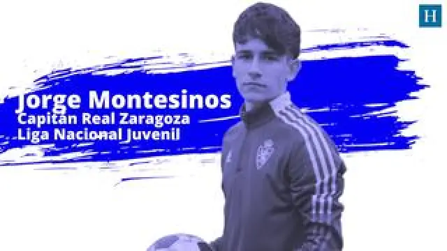 El Real Zaragoza le hizo "cumplir un sueño" al capitán de la Liga Nacional Juvenil