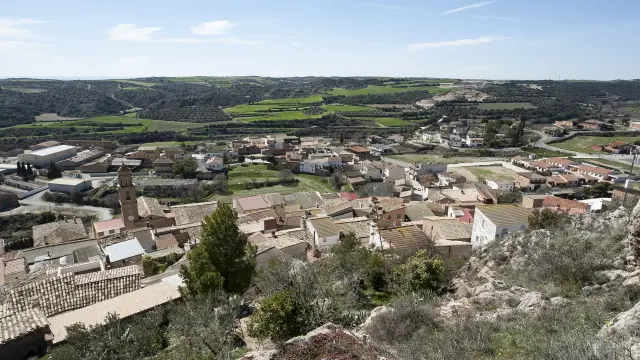 Vista de la localidad de Castillonroy, en la comarca de La Litera.