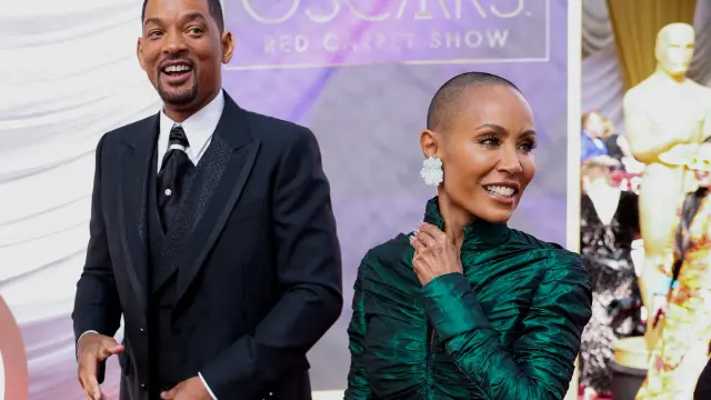 FILE PHOTO: Will Smith and Jada Pinkett Smith pose on the red carpet during the Oscars arrivals at the 94th Academy Awards in Hollywood, Los Angeles, California, U.S.