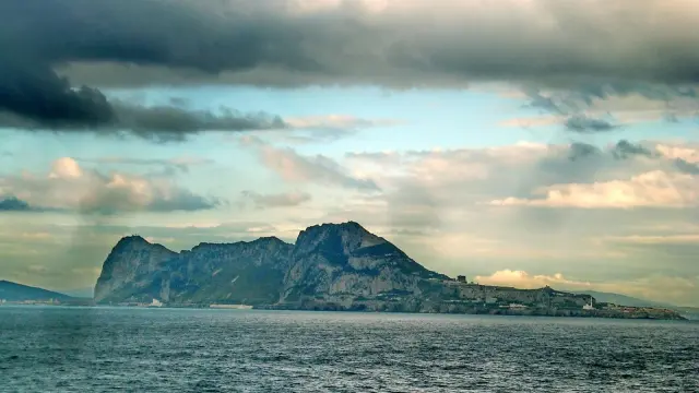 Foto de archivo del Estrecho de Gibraltar