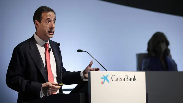 Gonzalo Gortázar, consejero delegado de CaixaBank este jueves.