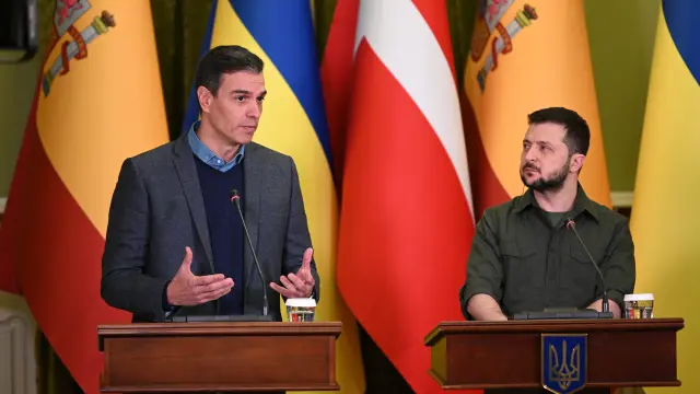 Pedro Sánchez se reúne con Zelenski en Kiev