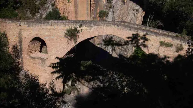 Puente del Diablo en Olvena.