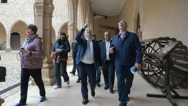 Visita del ministro de cultura Miquel Iceta a Mora de Rubielos / 2022-04-27/ Foto: Jorge Escudero[[[FOTOGRAFOS]]]