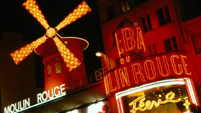 El Moulin Rouge de París.