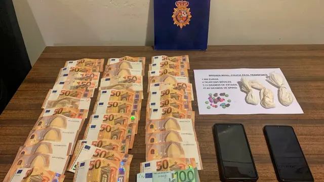El detenido en la estación de Delicias también portaba 2.110 euros en efectivo