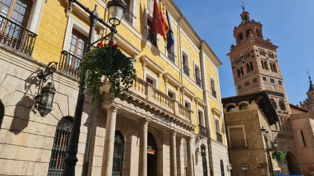 Fachada del Ayuntamiento de Teruel.