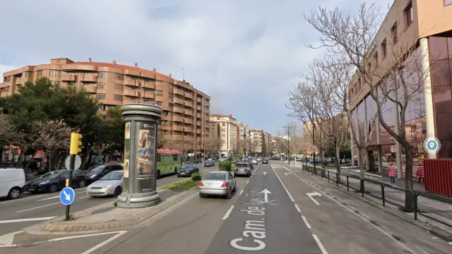 Camino de las Torres, en Zaragoza.
