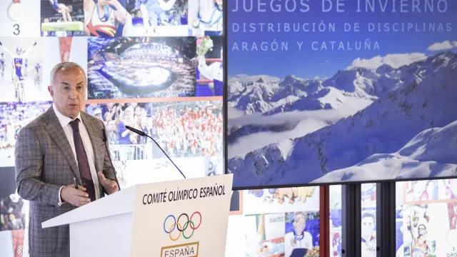 Rueda de prensa de Alejandro Blanco, presidente del Comité Olímpico Español (COE)