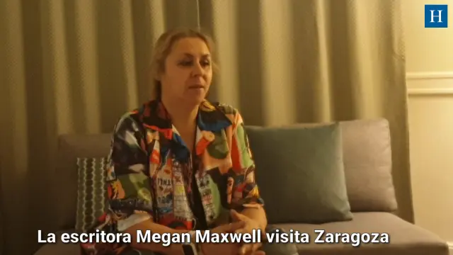 Megan Maxwell visita Zaragoza.