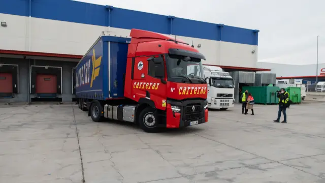 Instalaciones logísticas del Grupo logístico Carreras en Plaza.