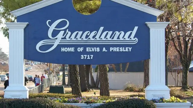 Graceland, la casa de Elvis Presley.