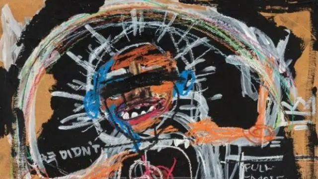 Obra del artista Jean-Michel Basquiat