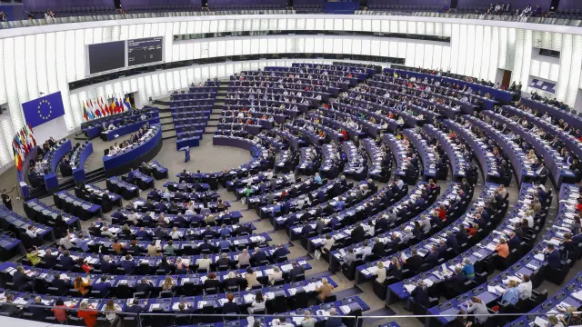 Parlamento Europeo, este martes.