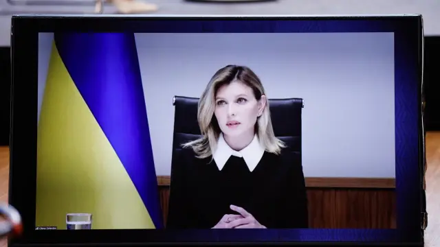La primera dama de Ucrania, Olena Zelenska